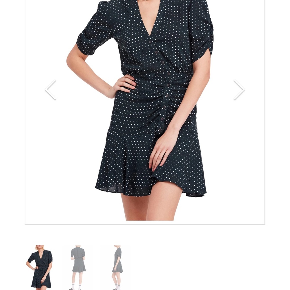 Free people cute button polka dot free people dress. Size xs